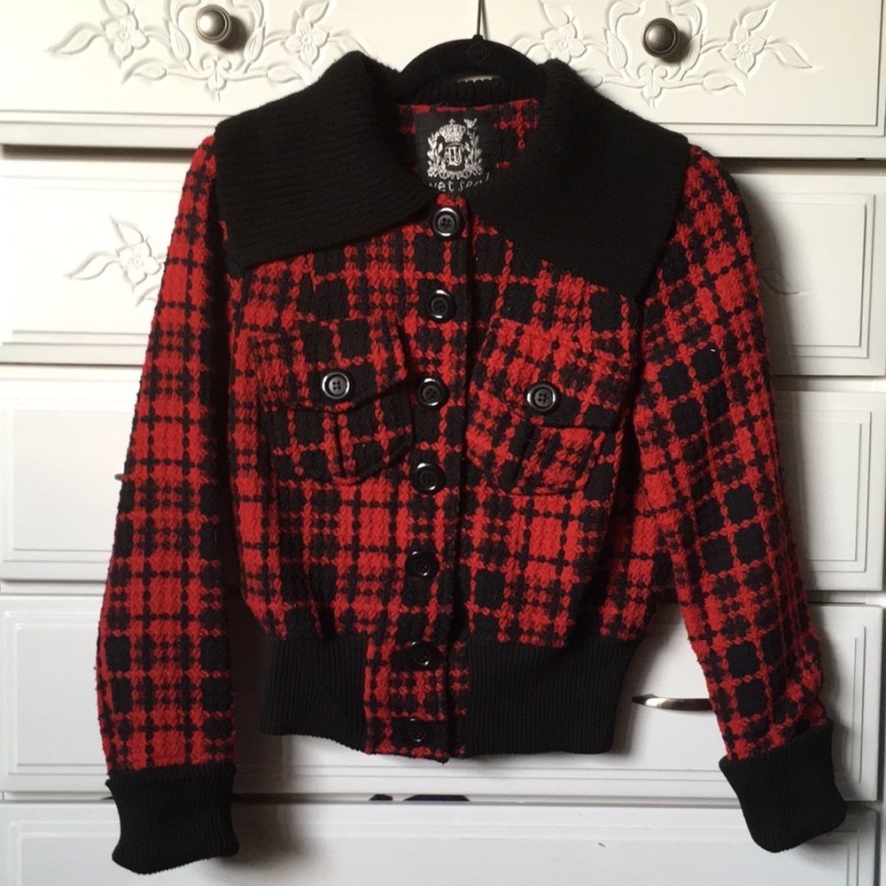 Wet Seal Plaid Jacket